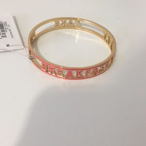 NWT* Kate Spade I eat cake for breakfast bracelet